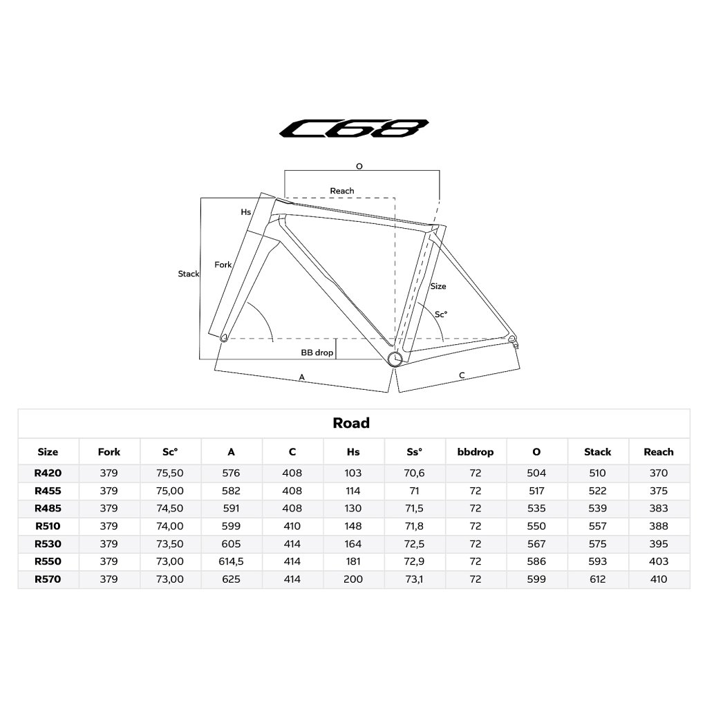Colnago C68 DuraAce Di2 12 Vision SC45 - Carbon Roadbike - 2025 - HRBB
