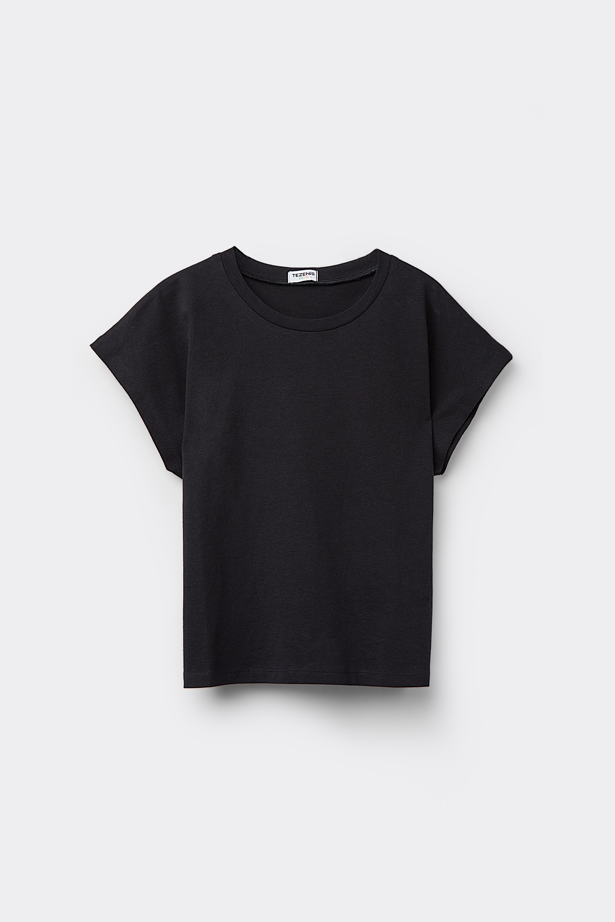 Girls’ Cotton T-Shirt with Kimono Sleeves