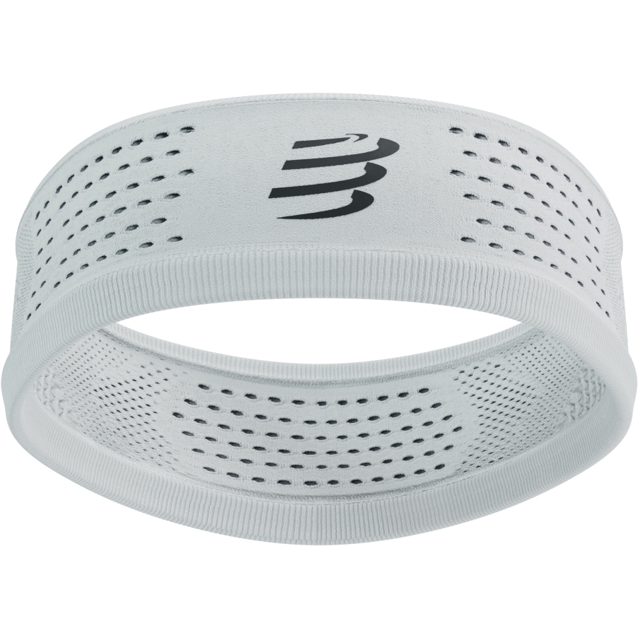 Compressport Thin On/Off Headband - white/black
