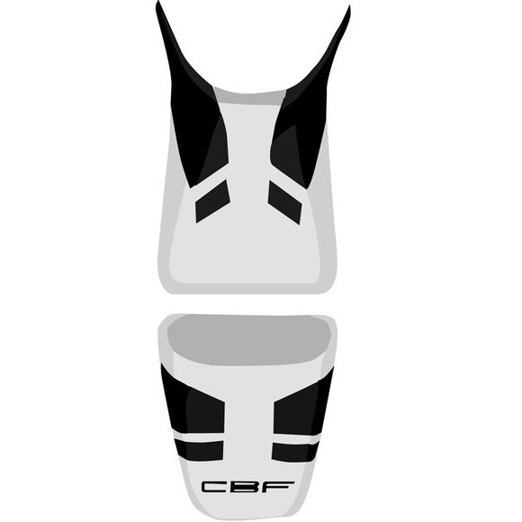 Housse de selle Bagster Spécial S Gris Clair/Noir/Lettres NoiresRef : 2205B