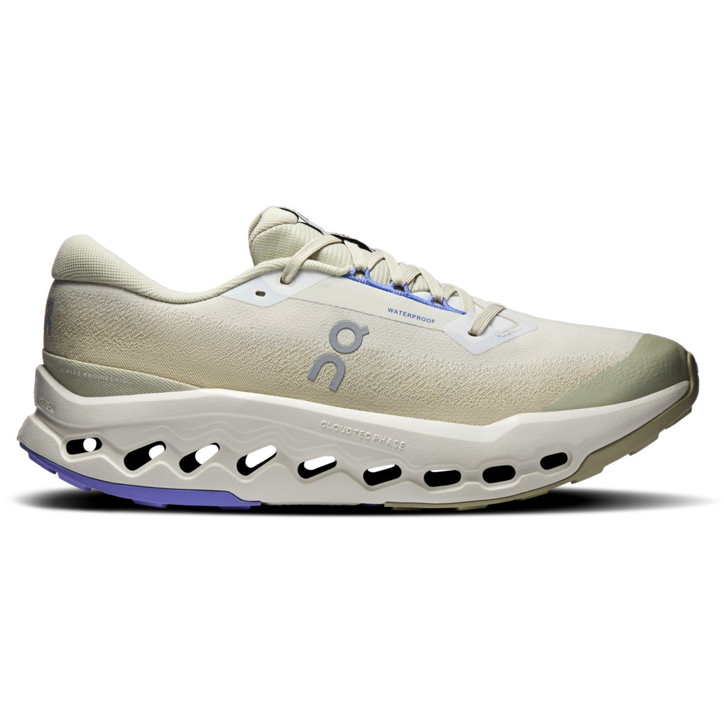 On Cloudsurfer Trail 2 Waterproof Running Shoes Men - Ghost | Chalk