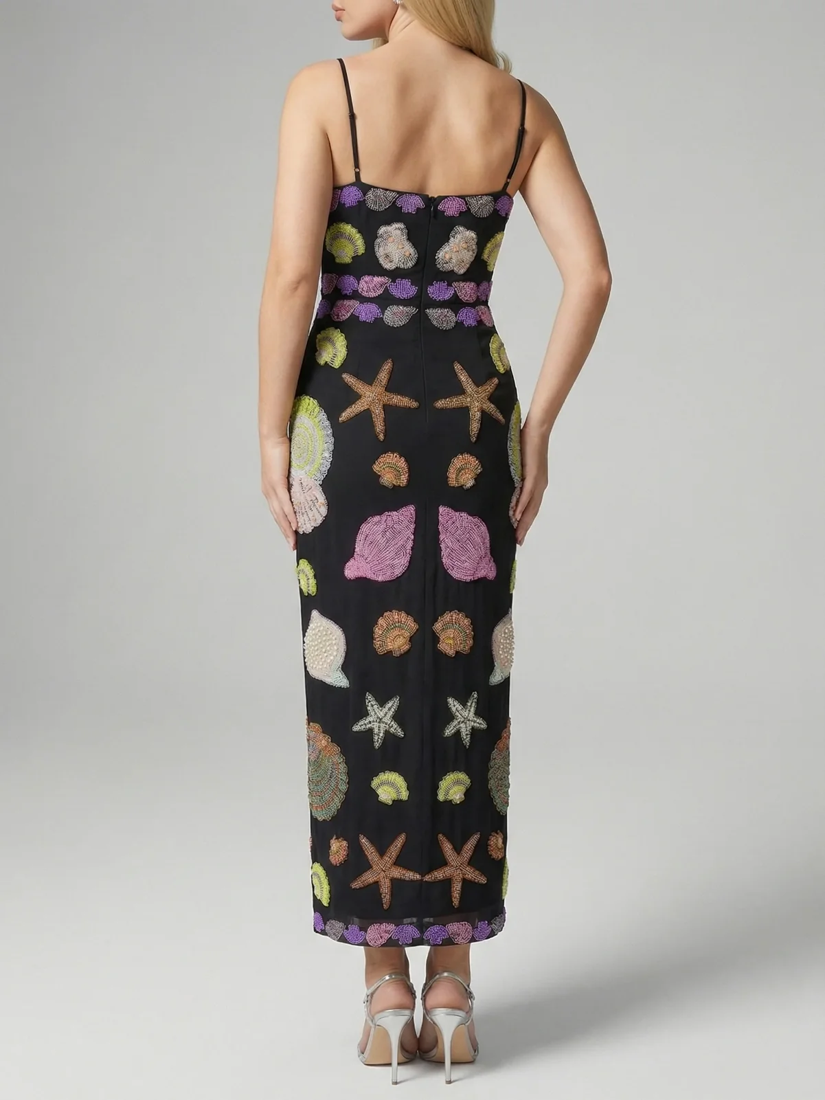 New York Strapped Black Dress