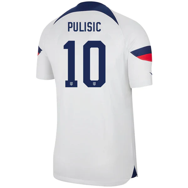 United States Authentic Match Christian Pulisic Home Jersey 22/23 (White/Loyal Blue)