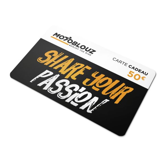 Motoblouz Gift Card €51.25Ref: MB0152 / CARTE_50
