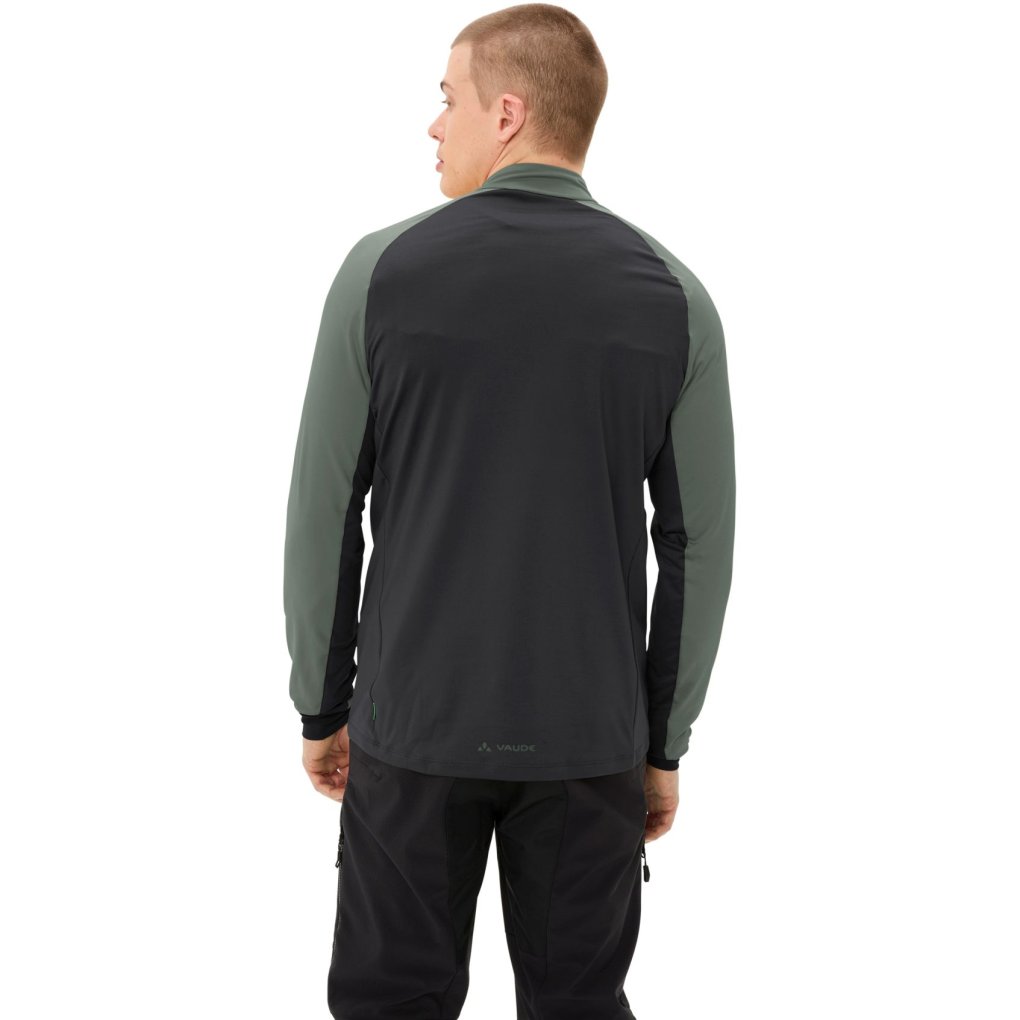 Vaude Qimsa Halfzip LS Shirt Men - agave
