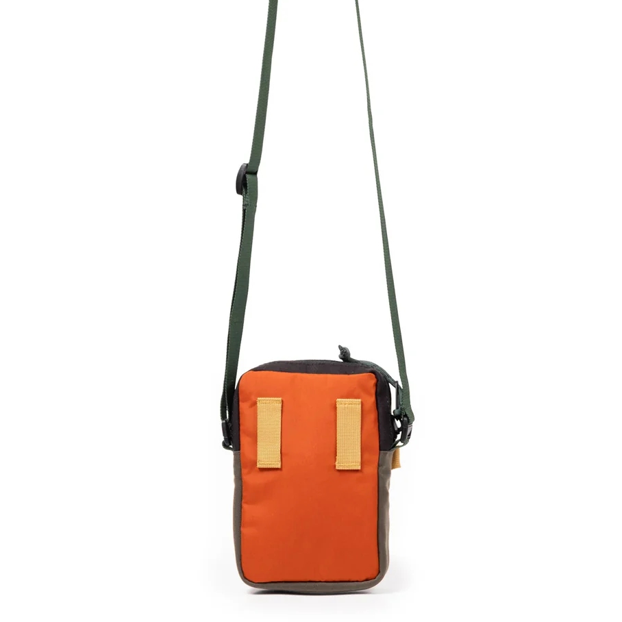 Topo Designs Mini Shoulder Bag - 1L - Woodland/Terracotta