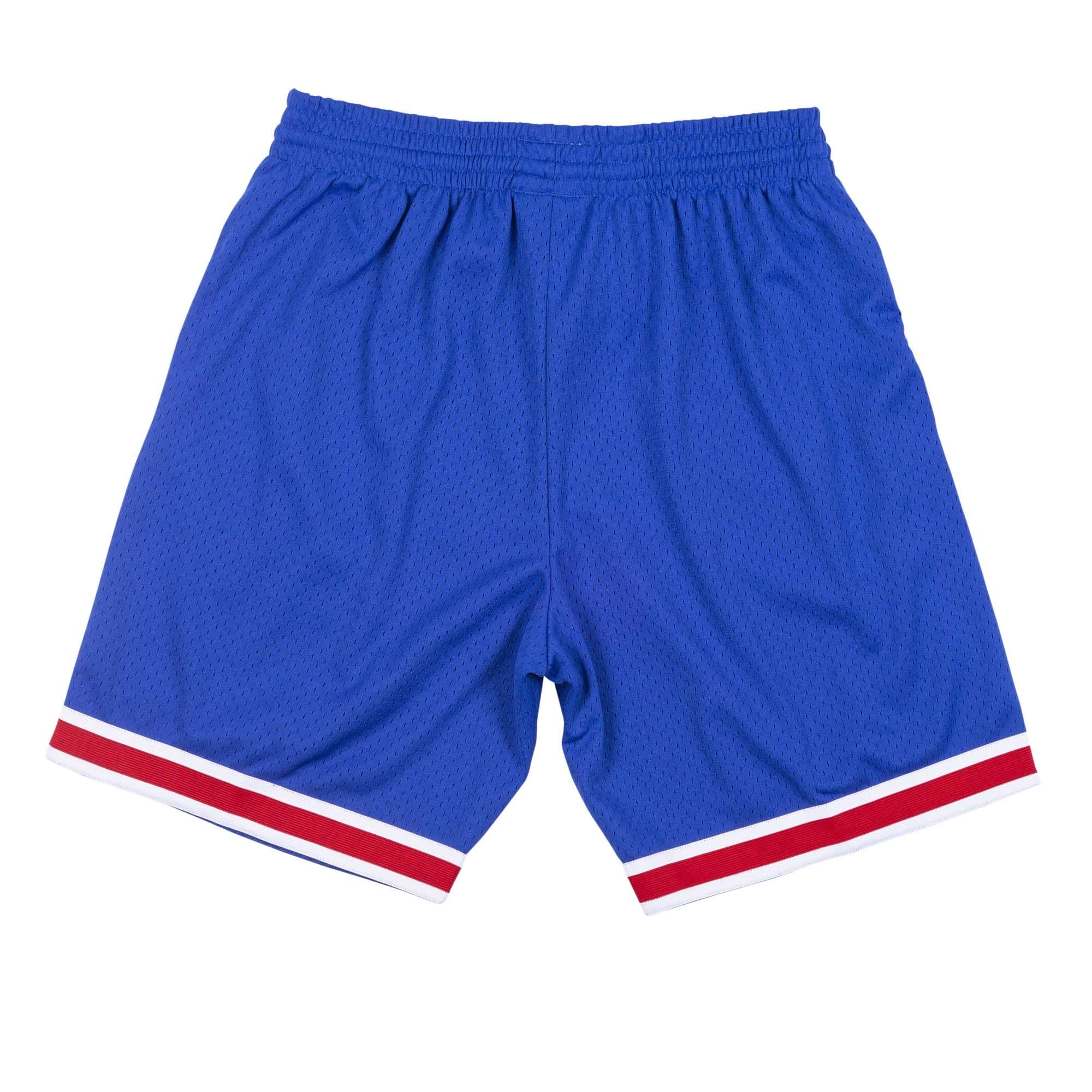 New Jersey Nets 1993-94 Mitchell & Ness Swingman NBA Shorts Blue