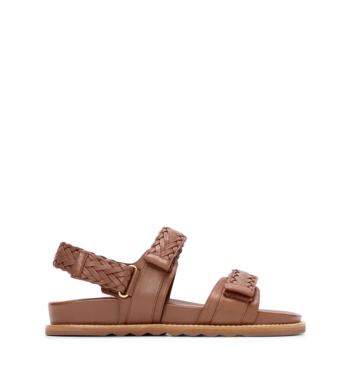 Cygnet Tan Leather Chunky Sandals