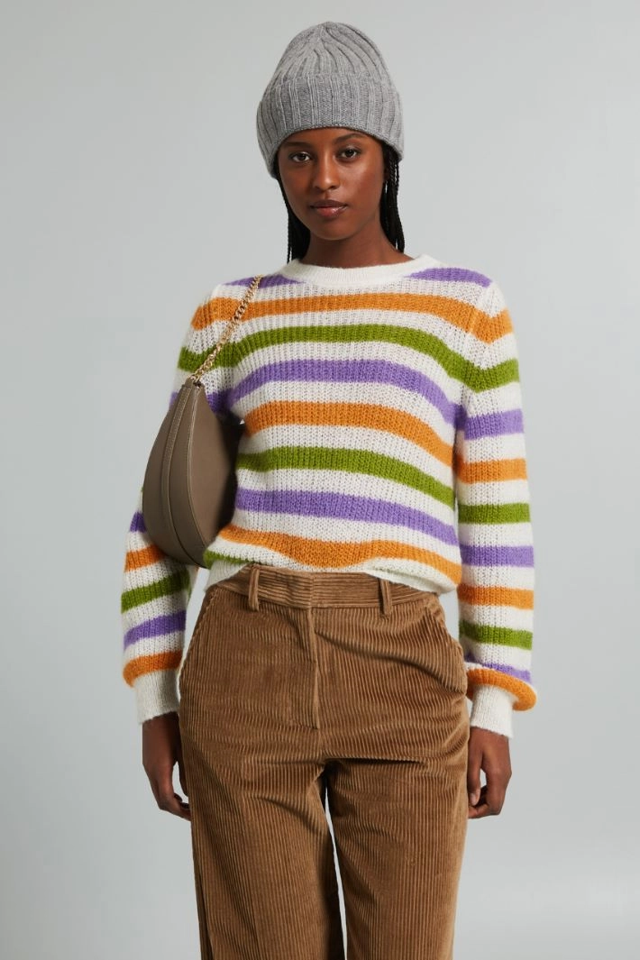 Turn-up beanie hat - LIGHT GREY