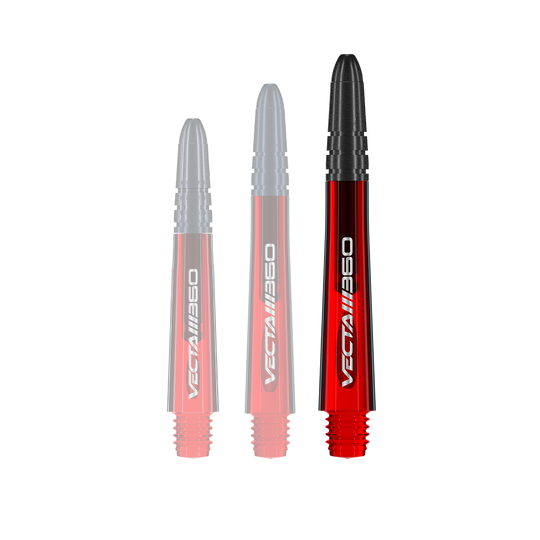 Winmau Vecta Blade 360 Shafts - Red