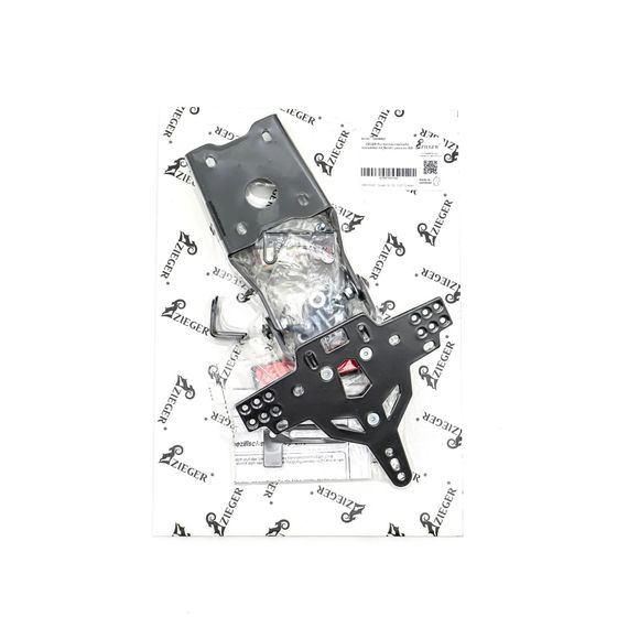 Zieger License Plate Holder Kit Type C CHBENELLI 800 LEONCINO 800 - 2022 - 2023Ref: Zie00250A / 20302323