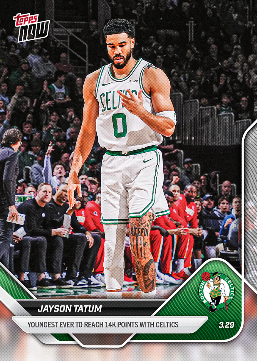Jayson Tatum - 2025-26 NBA Topps NOW® - Card 230 - PR: 1087