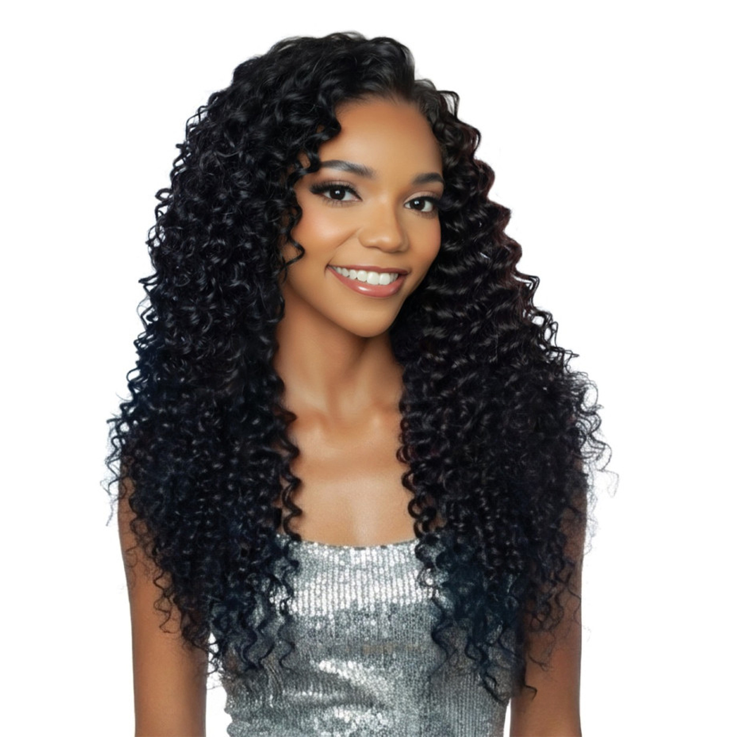 Mane Concept Human Hair Crochet Braids Pristine 2X Micro Feather Crochet 3A Deep Wave 18