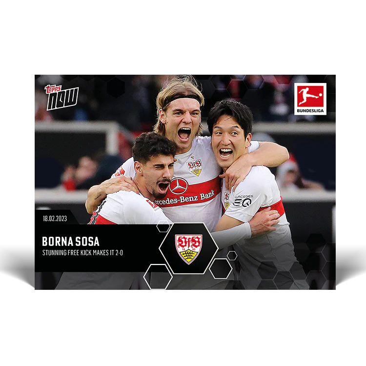 Topps UK - Stunning Free kick makes it 2-0 - Bundesliga TOPPS NOW® Card #139