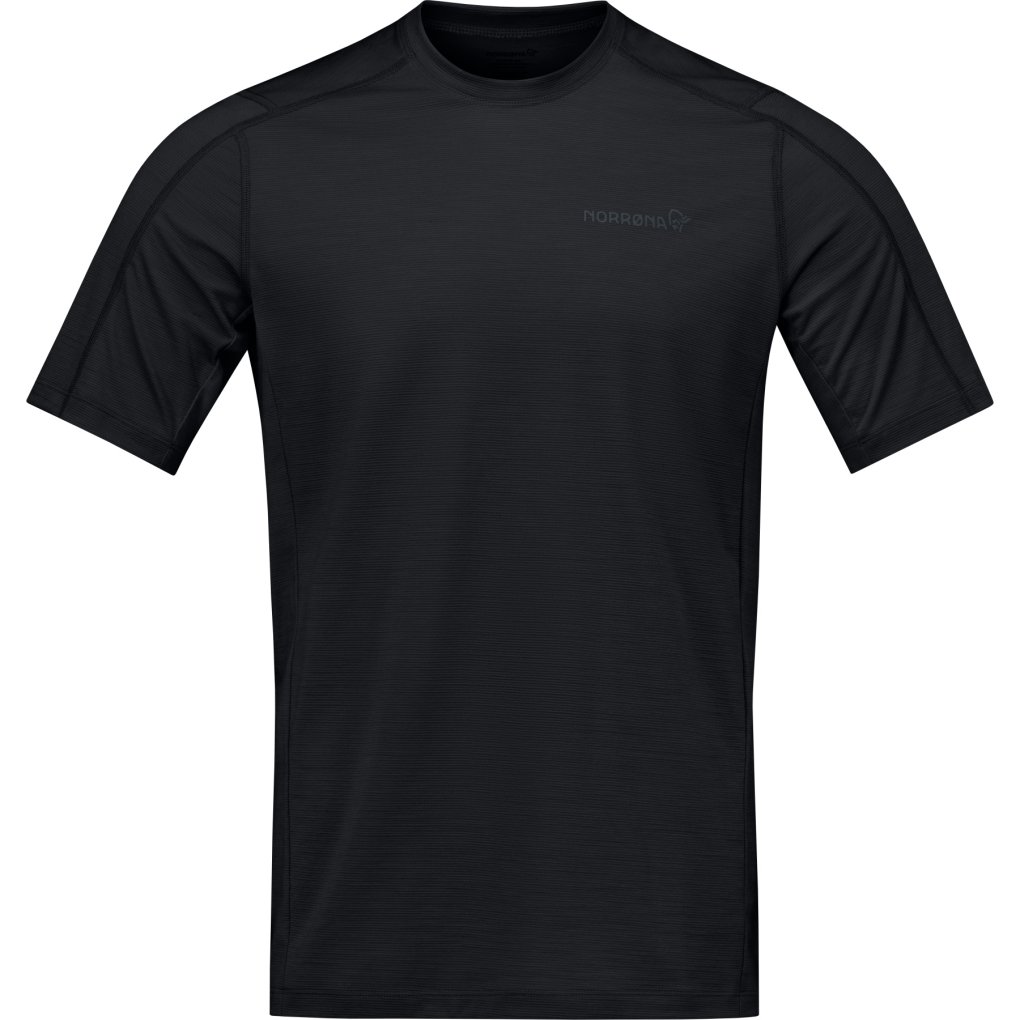 Norrona falketind equaliserUll T-shirt Men - Caviar Black