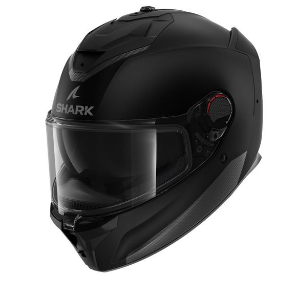 Shark SPARTAN GT PRO CARBON Full-Face Helmet - BLANK MAT - Black / GrayRef: SH1662