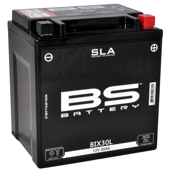 Batterie BS Battery SLA YIX30L-BS/BIX30L ferme Type Acide Sans entretien/prête à l'emploiRef : 321080 / 1080653