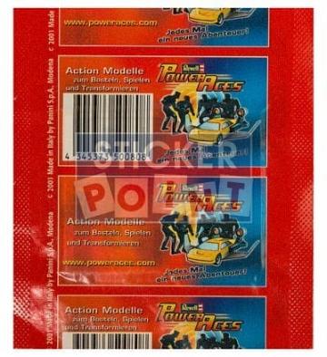 Panini Fussball 2001 Packet - original With 5 Stickers