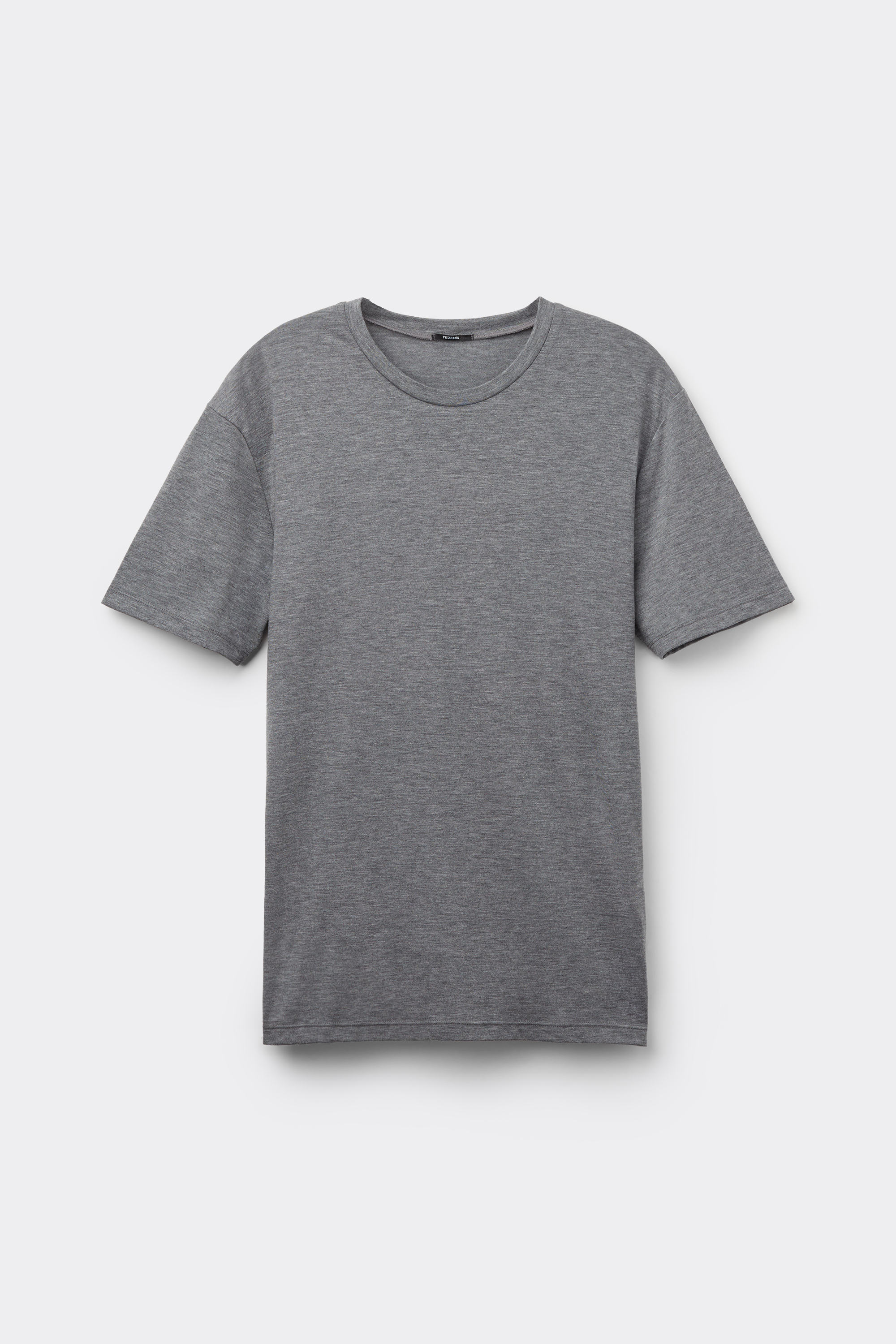 Round-Neck Viscose T-Shirt