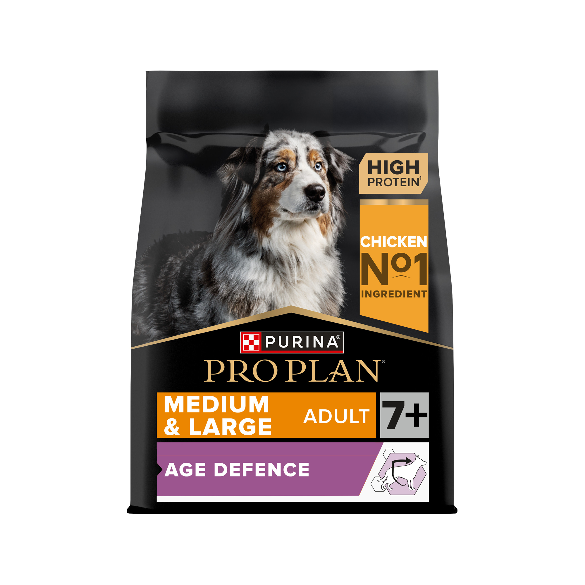 Purina Pro Plan Dog - Medium & Large - 7+ Adult - Chicken - 3 kg