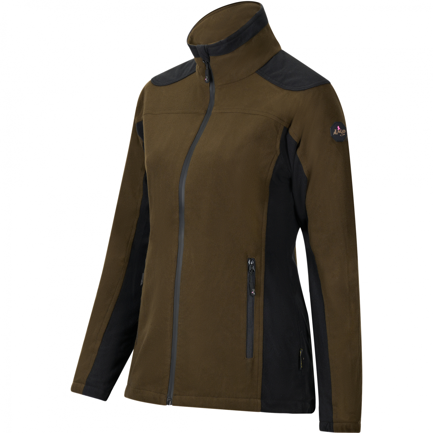 il Lago Sie Avalanche Functional Fleece Jacket Women (Dark Olive\/Black)