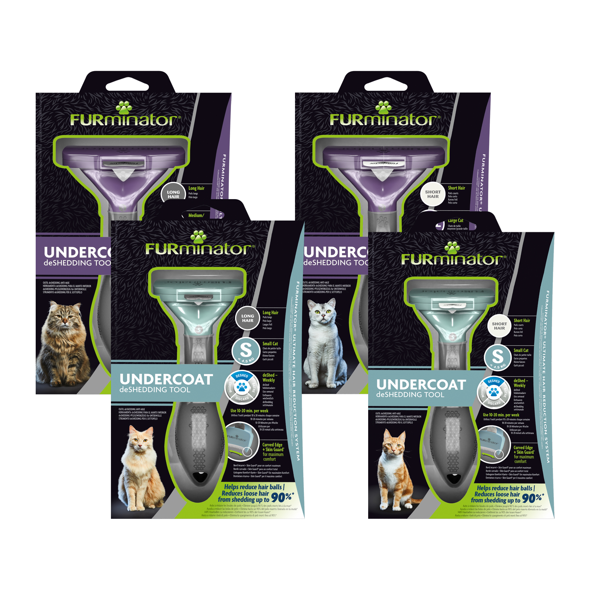 FURminator for Cats - Long Hair - S