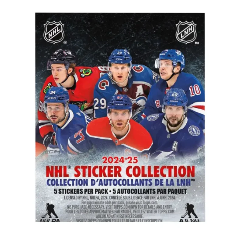 2024/25 Topps NHL Hockey Sticker Collection Album