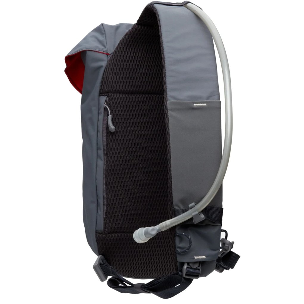 Nathan Sports Run Sling 6L Running Backpack - Charcoal/Ribbon Red