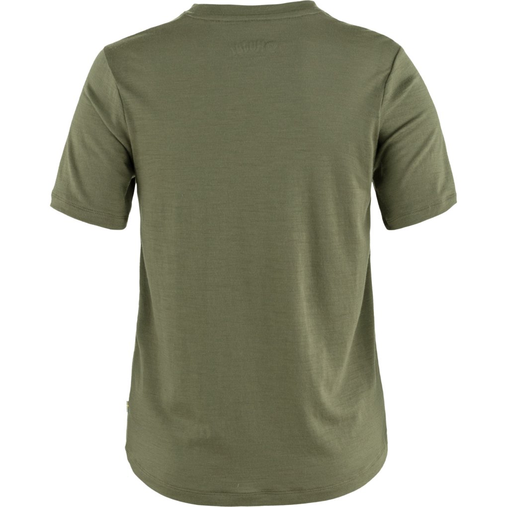 Fjällräven Hoja Wool T-Shirt Women - laurel green