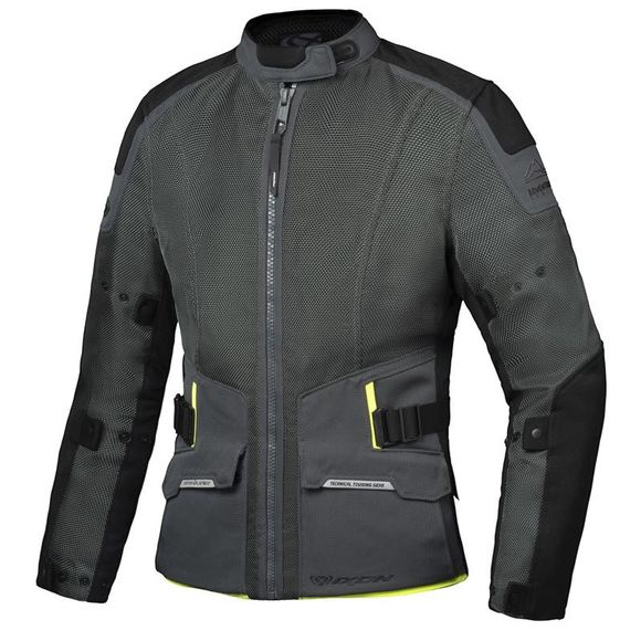 Ixon M -Njord Motorcycle Jacket - Green / YellowRef: IX1758