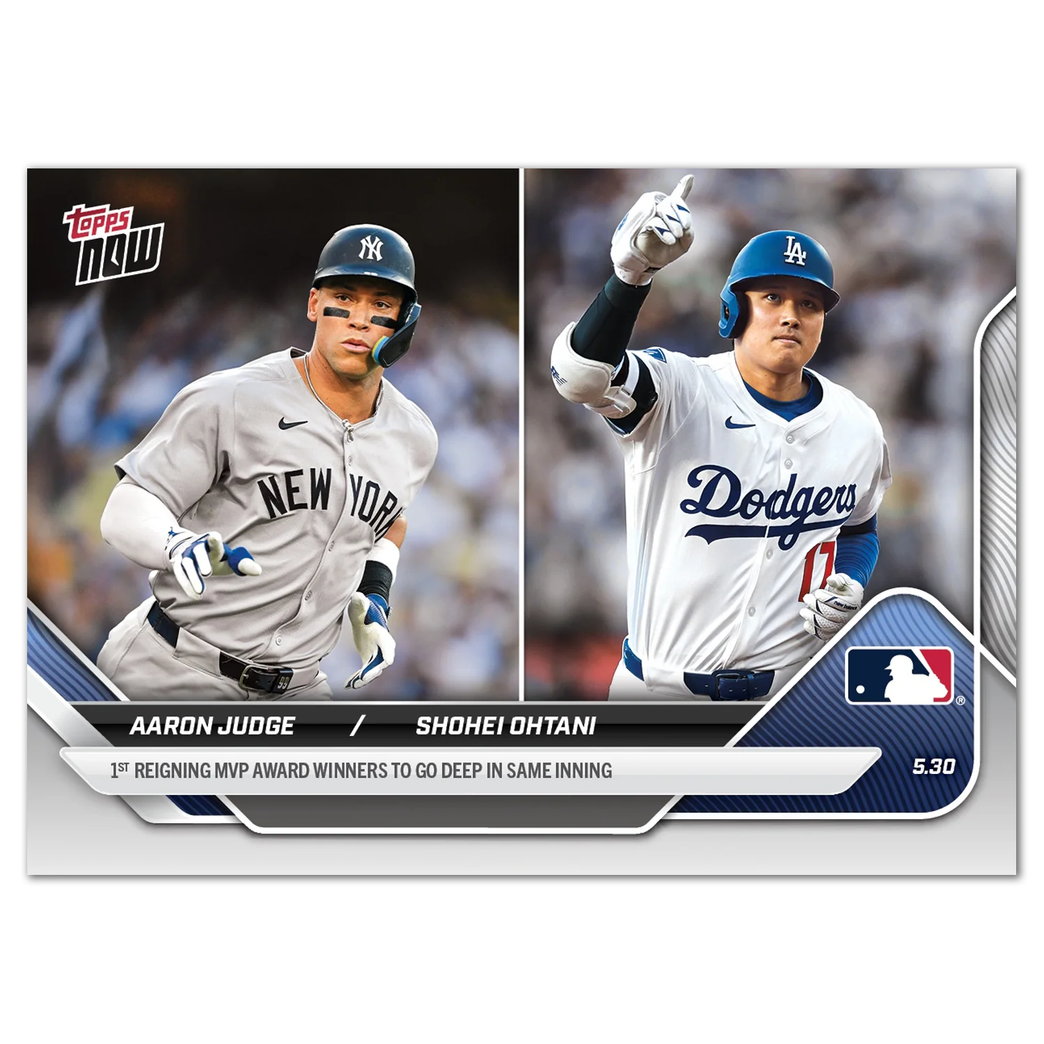 Aaron Judge/Shohei Ohtani - 2025 MLB Topps NOW® - Card 239