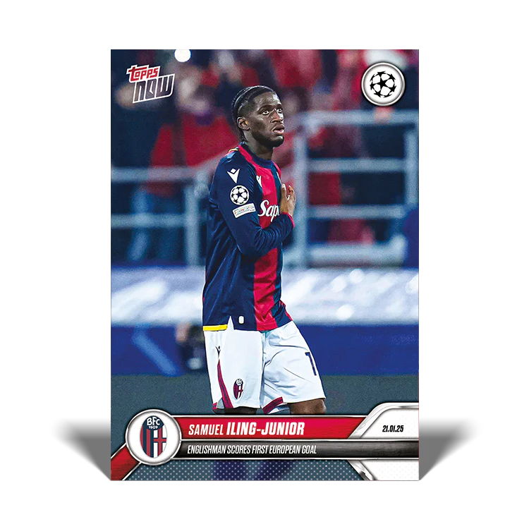 Samuel Iling-Junior - Englishman scores first European goal - 24/25 UCL Topps NOW® Card 77