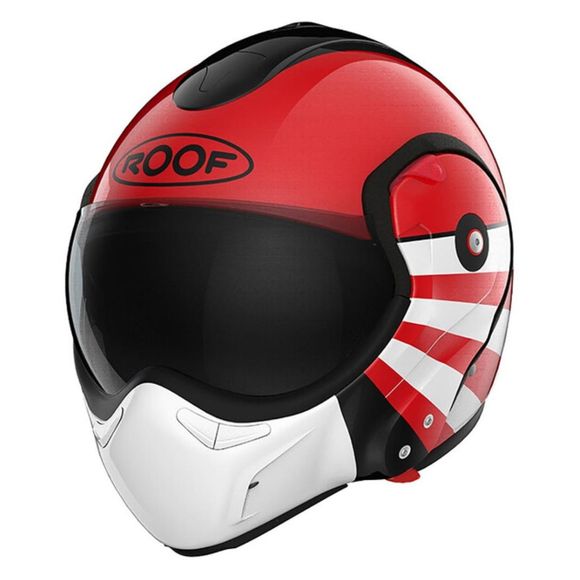 ROOF RO9 BOXXER 2 SUNRISE Modular Helmet - Black / RedRef: RO0366