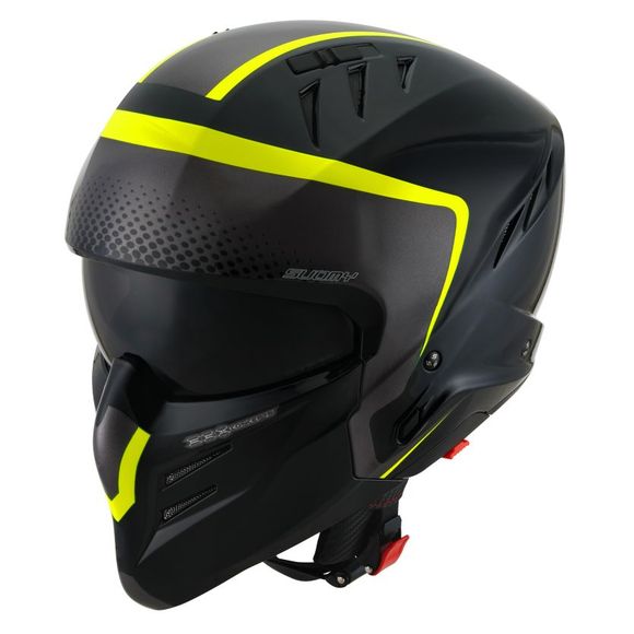 Suomy Armor jet helmet - CREW - Black / yellowRef: SU0397