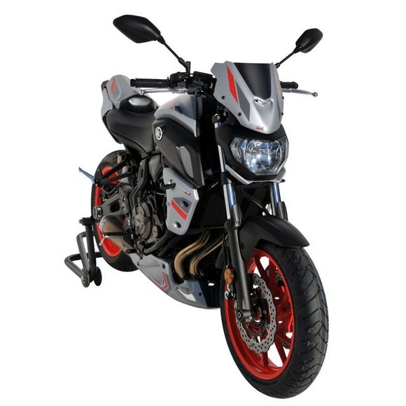 Ermax seat cover - grey / redYAMAHA 700 MT-07 ABS - 2018 - 2020Ref: EM1651
