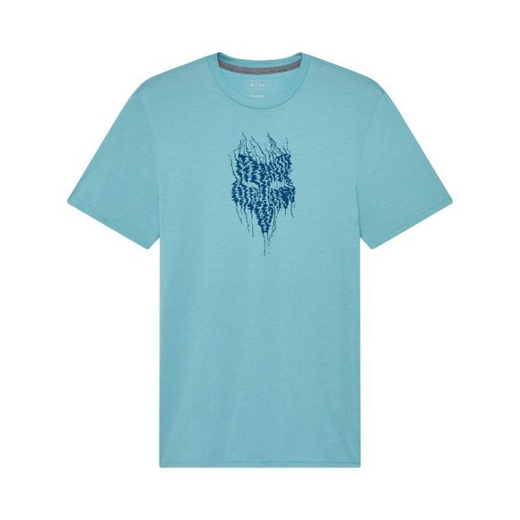 T -shirt short sleeves Fox Bark Tech - BlueRef: FX5331