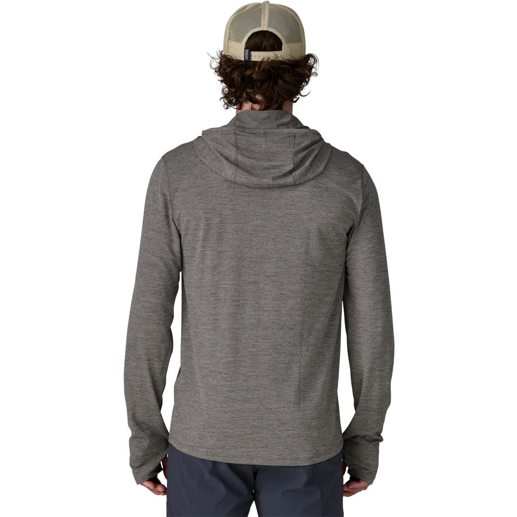 Patagonia Cap Cool Sun Hoody Men - Forge Grey - Noble Grey X-Dye