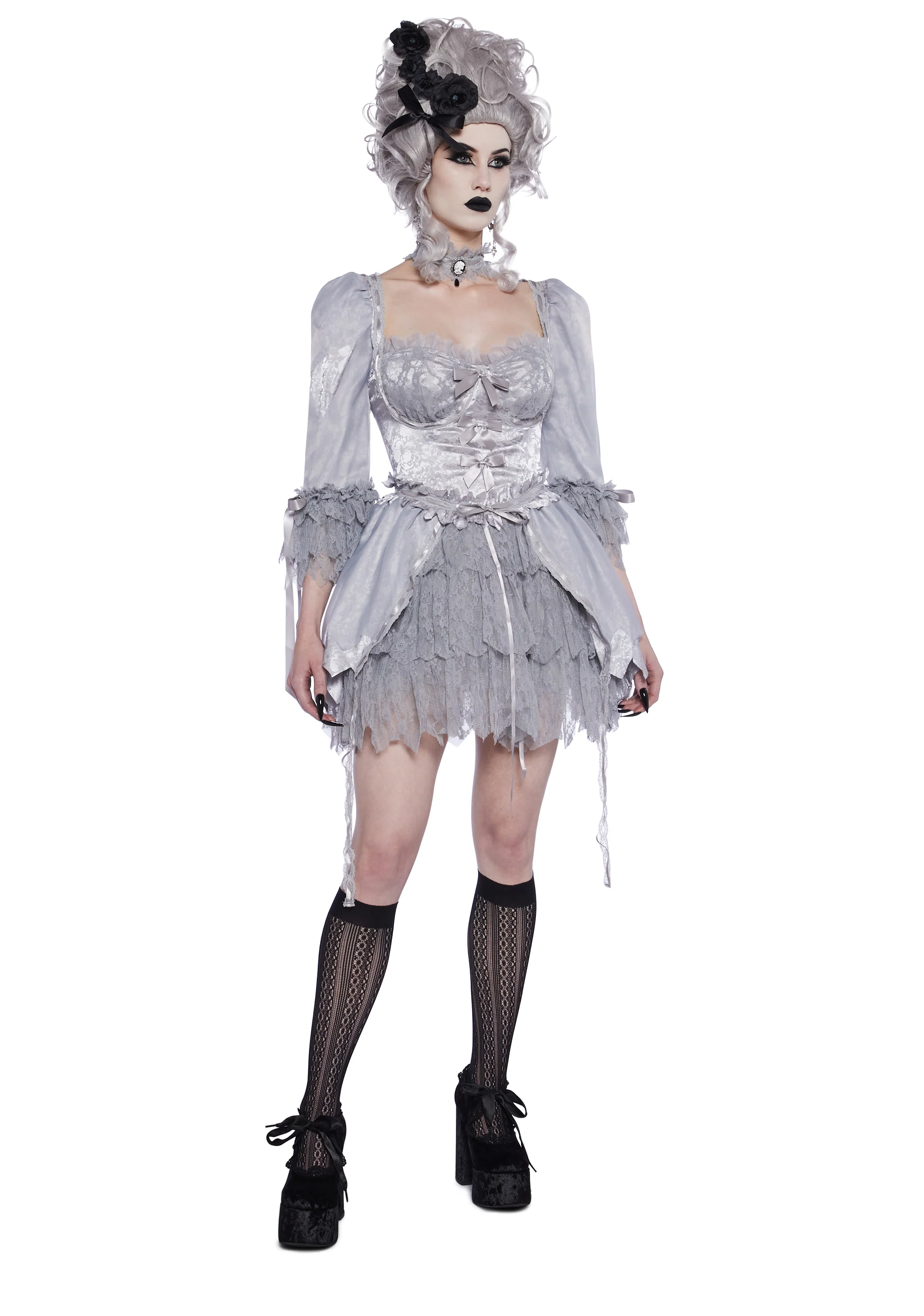 Cake Queen Costume and Wig Set - Ghost