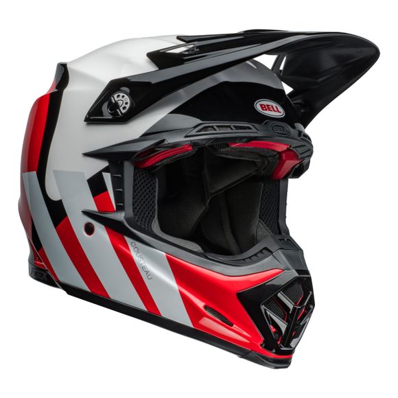 Bell MOTO-9S FLEX HELLO COUSTEAU 2026 cross helmet - Black / RedRef: EL0640