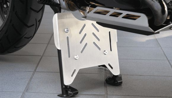 Hepco & Becker engine guard on original center stand - silverBMW 1200 R 1200 GS ADVENTURE ABS (0A02) - 2014 - 2018Ref: Hbe04547A / 420671-02