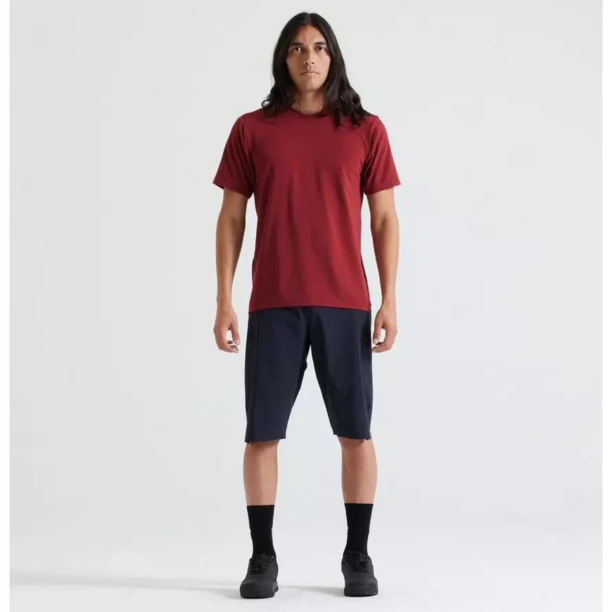 Specialized Trail MTB Short Sleeve Jersey Men - garnet red