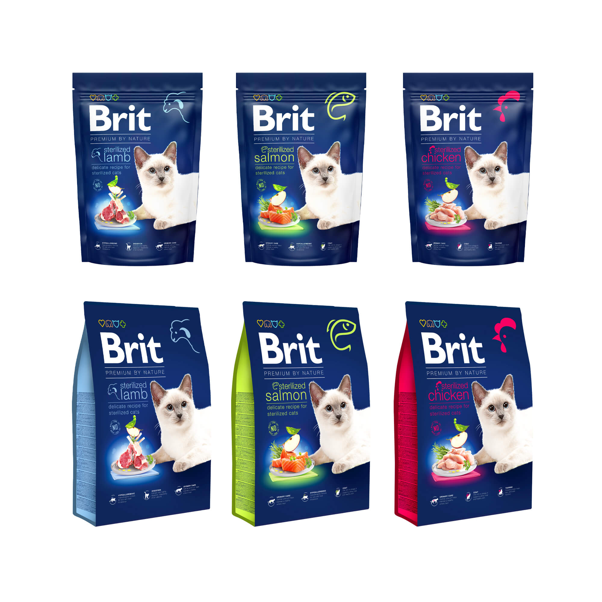 Brit Premium by Nature Cat - Sterilized Chicken - 1.5 kg