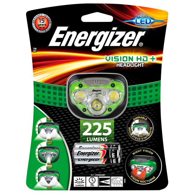 Energizer Headlight Vision HD+ 7 LED Pro