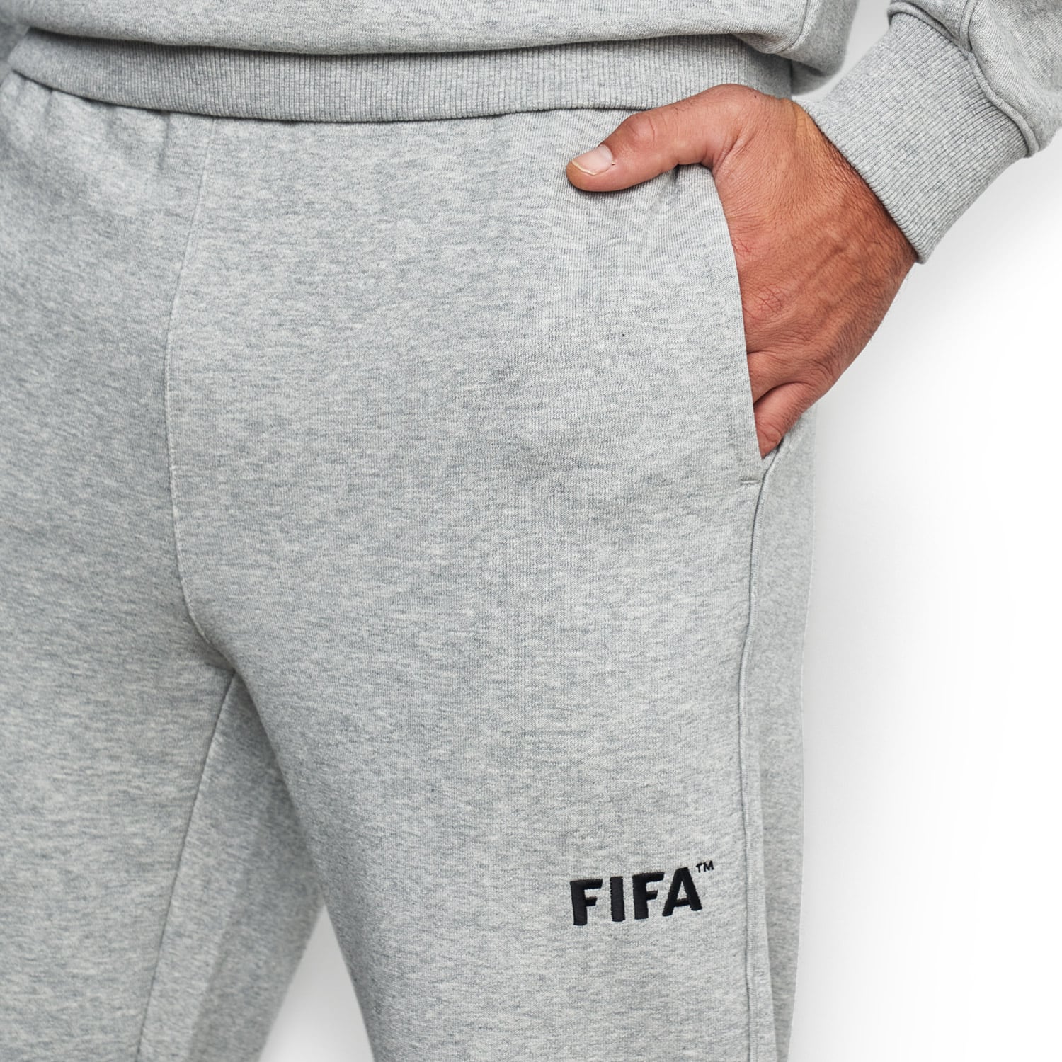 World football competition Essentials Grey Sweatpants - Men's