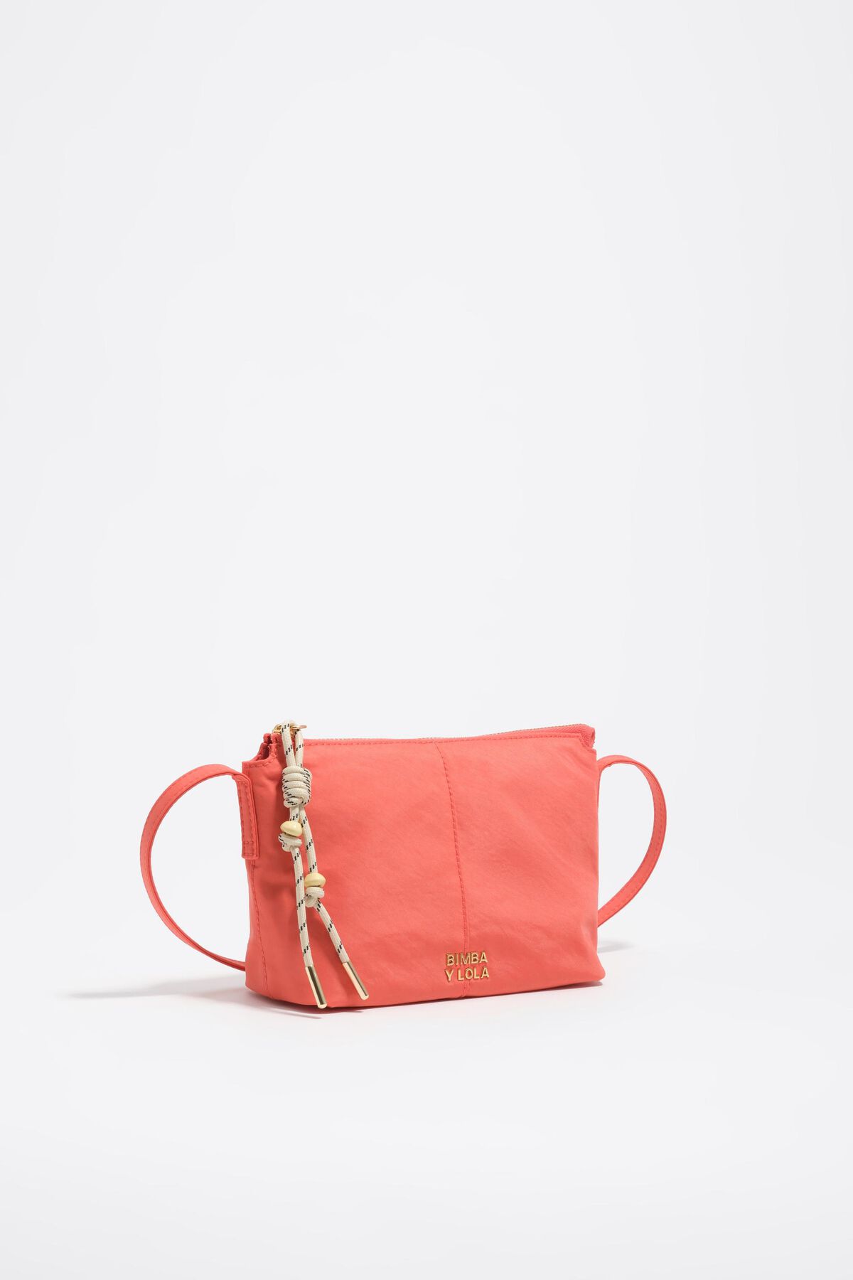 Coral nylon mini bag