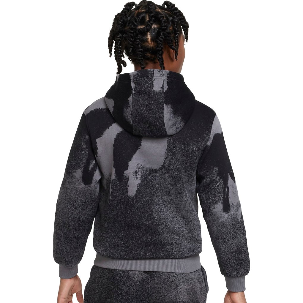 Nike Sportswear Fleece Club Hoodie Kids - black/iron grey/white FD3174-010