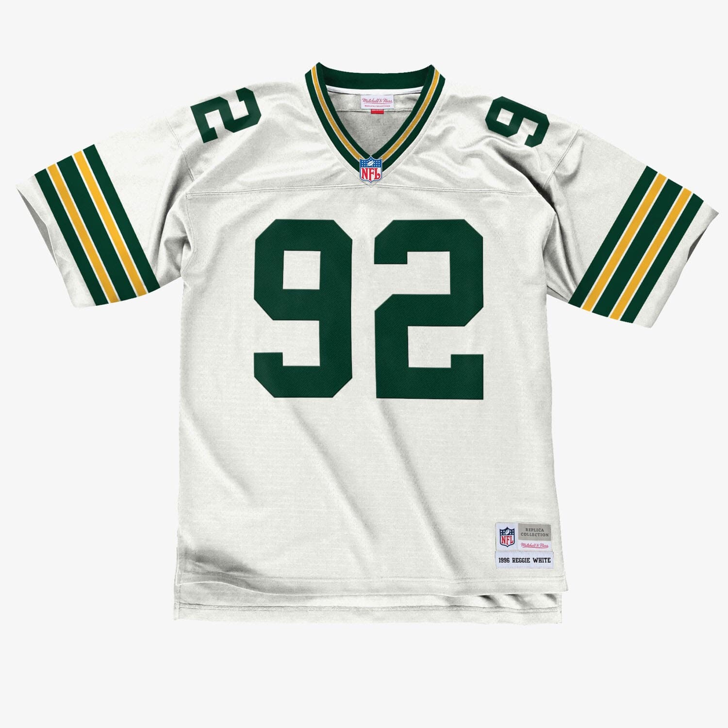 Reggie White #92 Green Bay Packers 1996 Mitchell & Ness Legacy NFL Jersey White