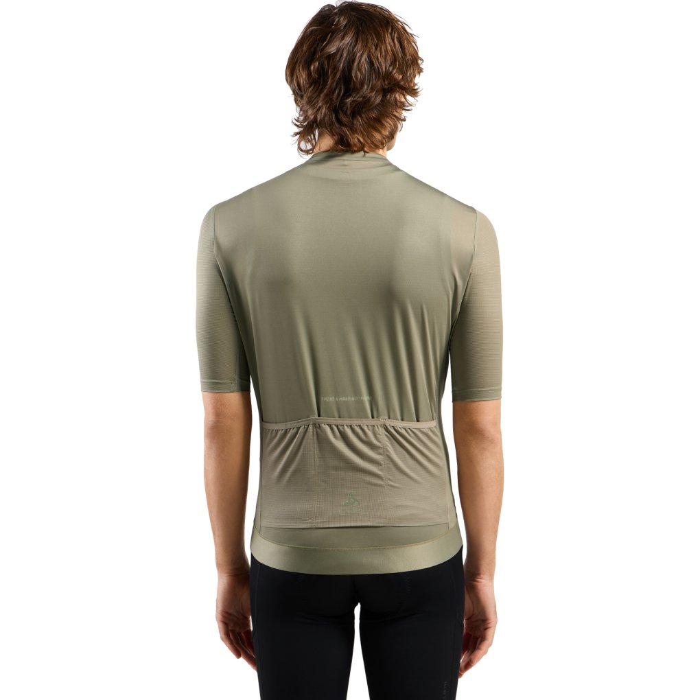 Odlo Explorer Pro Chill-Tec Full-Zip Jersey Men - vetiver