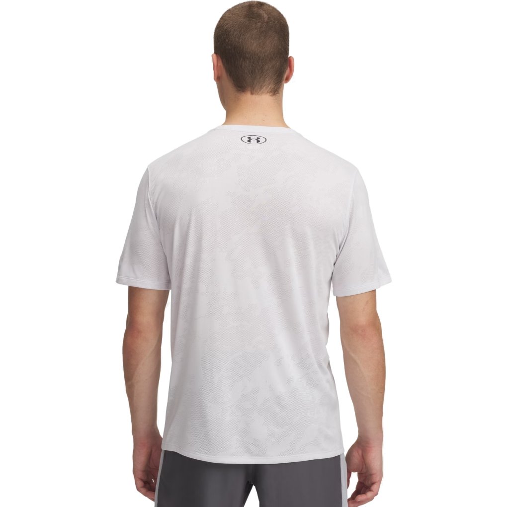 Under Armour UA Tech™ Vent Jacquard Short Sleeve Shirt Men - Distant Gray/Black