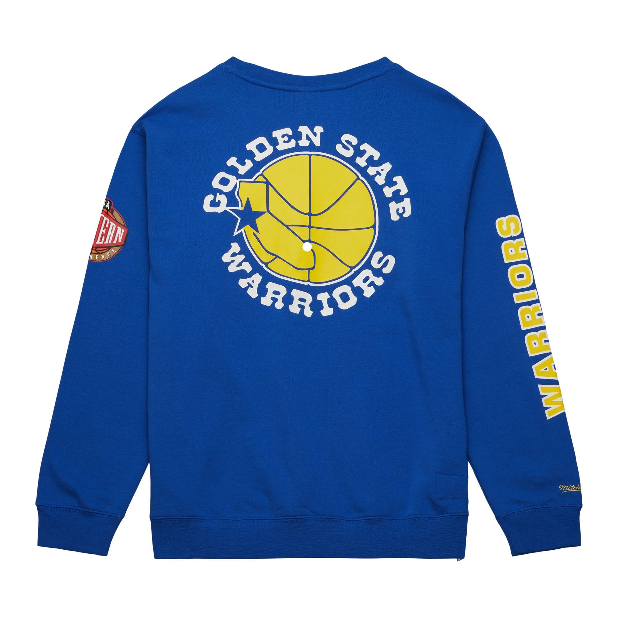 Golden State Warriors Mitchell & Ness There and Back NBA Crewneck Sweater